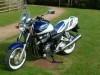 Padací chrániče - Suzuki GSX1400, černé
